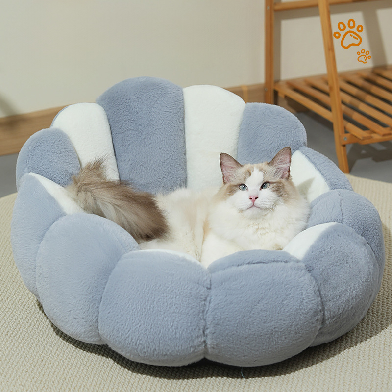 Cat Kennel Pet Shell Nest Warm