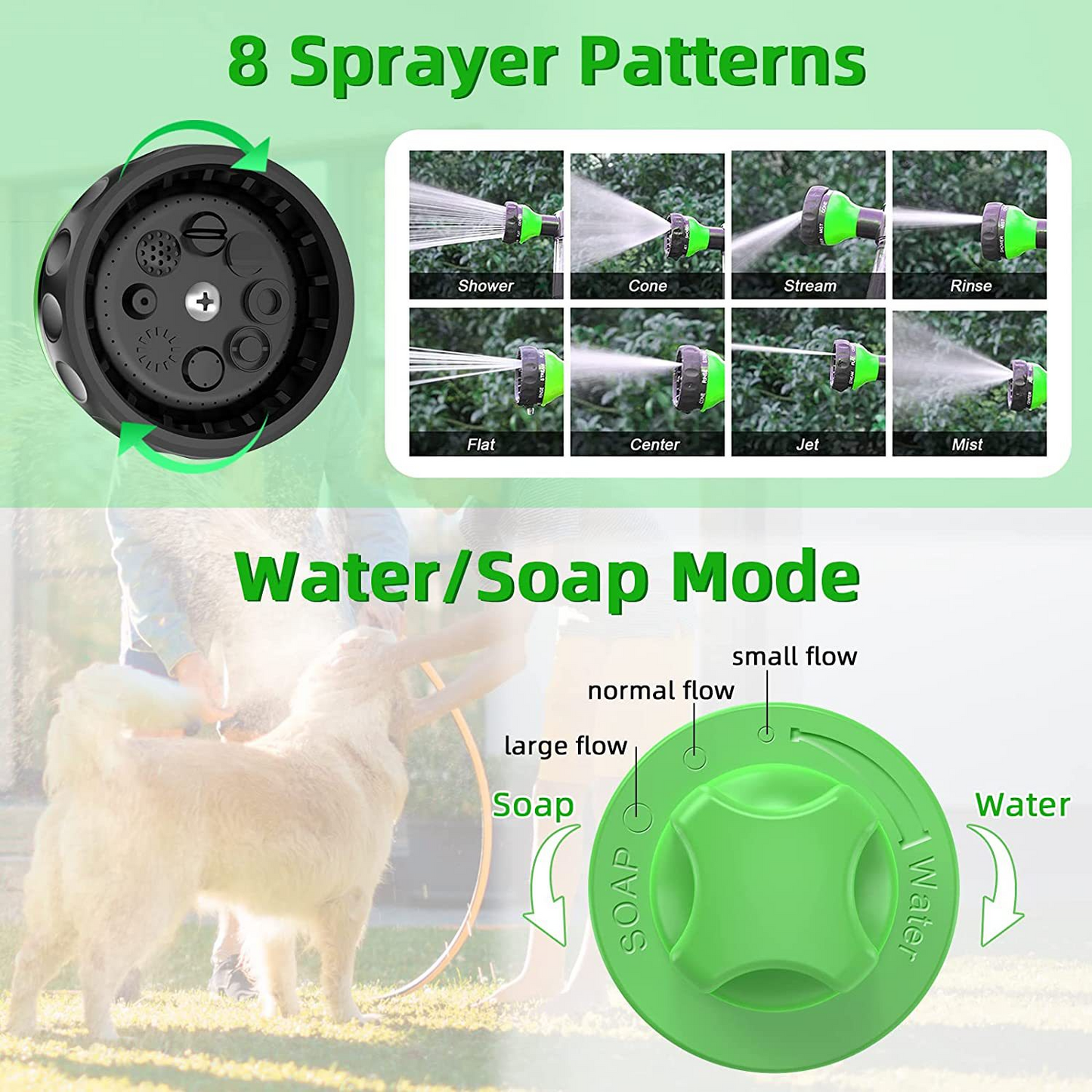 Pet Dog Wash Hose Attachment